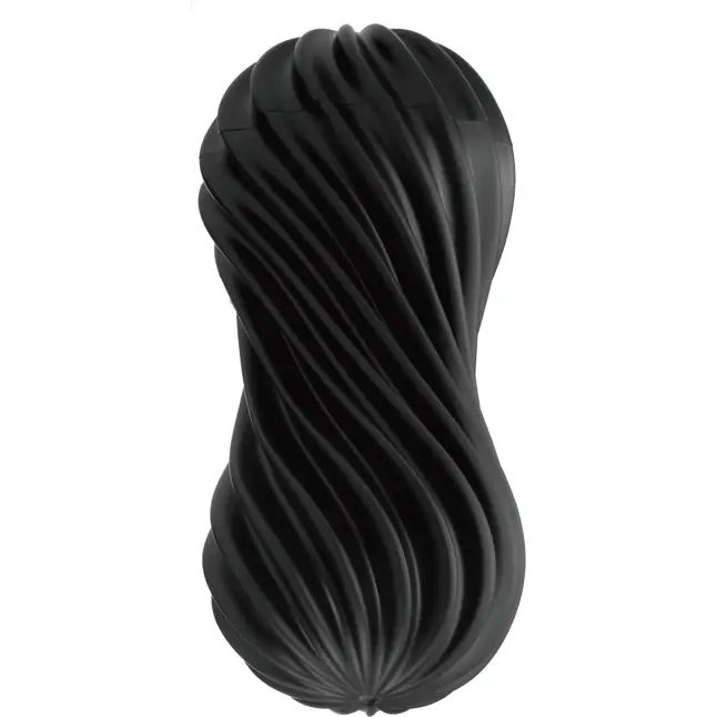 Мастурбатор FLEX Rocky Black с плотным рельефом - FLEX Series