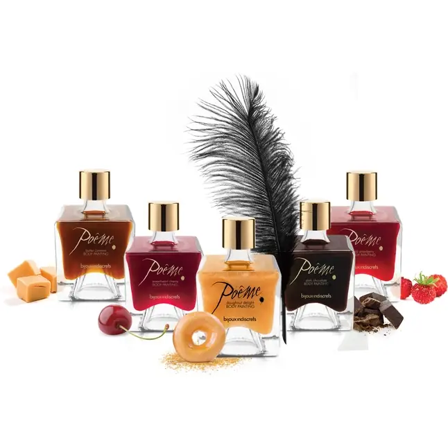 Краска для тела POÊME DARK CHOCOLATE с ароматом шоколада - 50 гр. Фотография 3.