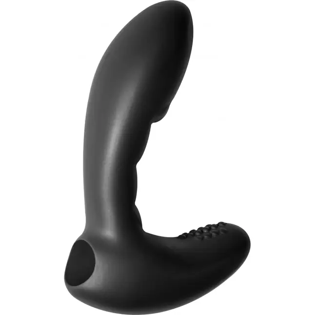 Чёрный стимулятор простаты с вибрацией Wonder Touch - Back Door Collection Black Edition. Фотография 2.