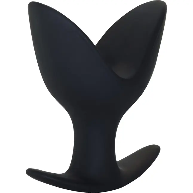 Большой силиконовый анальный эспандер Large Petals Anal Extender - 12,5 см - Back Door Collection Black Edition