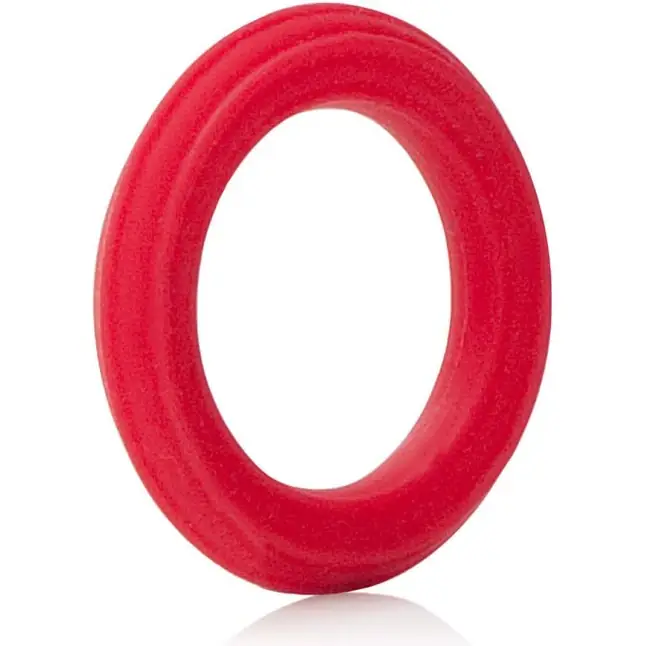 Красное эрекционное кольцо Caesar Silicone Ring - Rings!. Фотография 2.