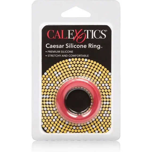 Красное эрекционное кольцо Caesar Silicone Ring - Rings!. Фотография 3.