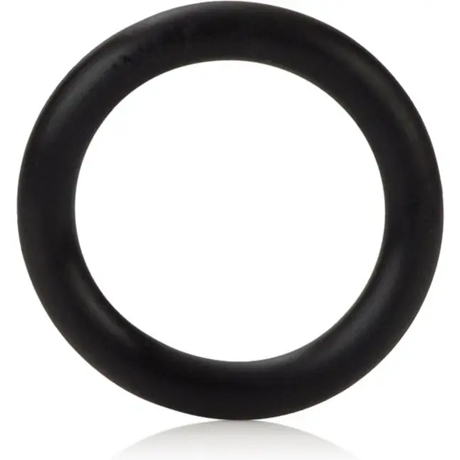 Чёрное эрекционное кольцо Black Rubber Ring - Rings!