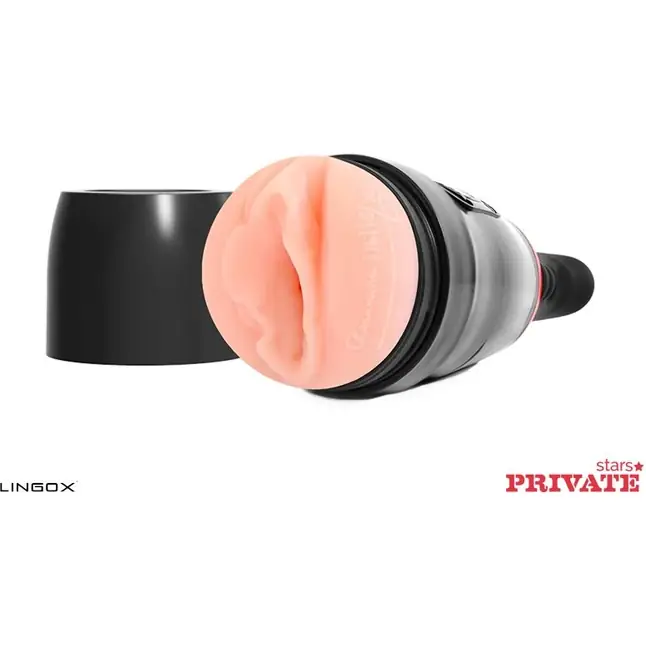 Мастурбатор-вагина Private Amarna Miller Vagina в тубе с хвостиком для массажа простаты. Фотография 3.
