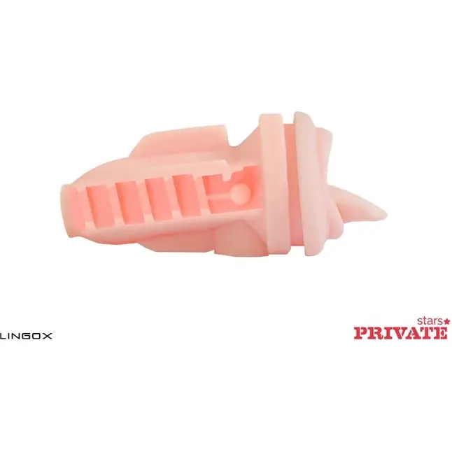 Мастурбатор-ротик Private Anny Aurora Mouth в тубе с хвостиком для массажа простаты. Фотография 6.