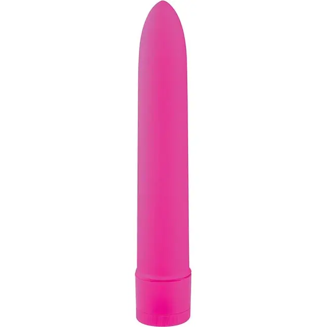 Розовый вибратор BASICX MULTISPEED VIBRATOR PURPLE 7INCH - 18 см - BasicX