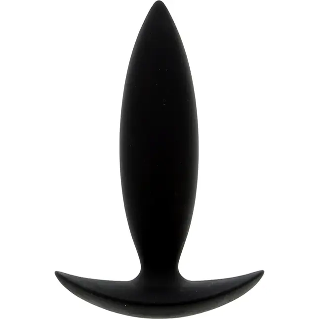 Чёрная мини-пробка для анальной стимуляции BOOTYFUL ANAL PLUG XTRA SMALL BLACK - 9 см - Bootyful