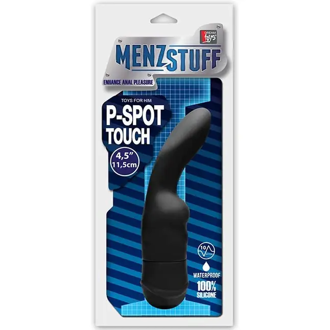 Вибромассажёр простаты MENZSTUFF P-SPOT TOUCH VIBE BLACK - MenzStuff. Фотография 2.