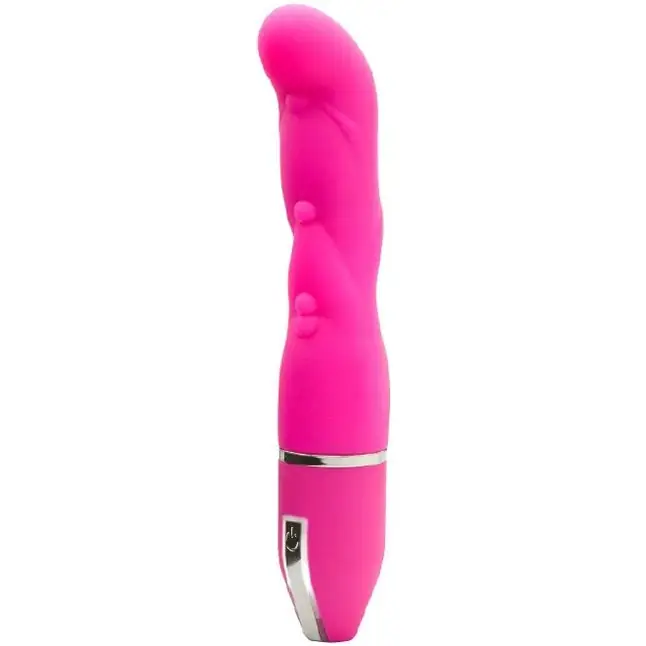 Розовый фигурный вибратор PURRFECT SILICONE DELUXE VIBE - 15 см - Purrfect Silicone