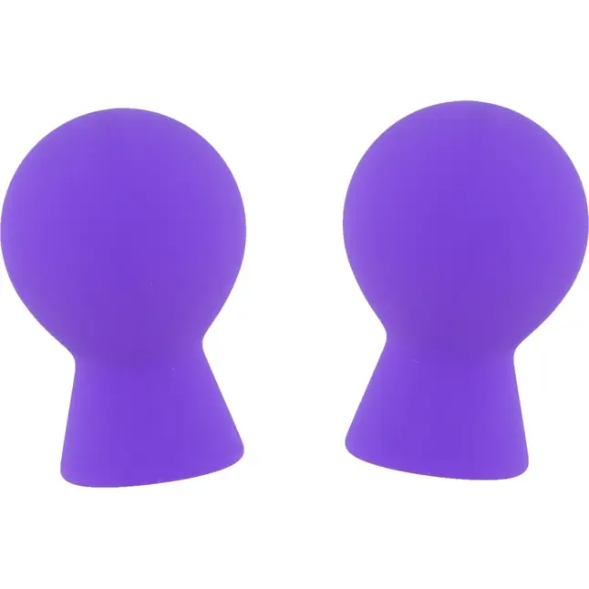 Фиолетовые присоски для груди Nipple Suckers - Pleasure Pumps