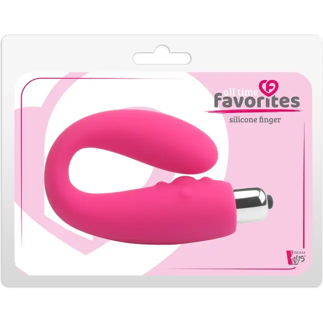 Розовый стимулятор G-точки и клитора SEE YOU 7-SPEED SILICONE FINGER - See You. Фотография 2.