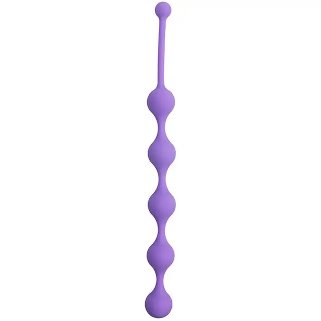 Фиолетовая анальная цепочка SEE YOU FIVE BEADS ANAL - 28,1 см - See You