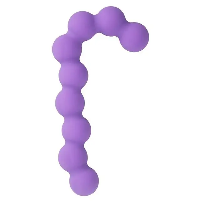 Фиолетовая анальная цепочка SEE YOU CANDY CANE ANAL BEADS - 13,1 см - See You