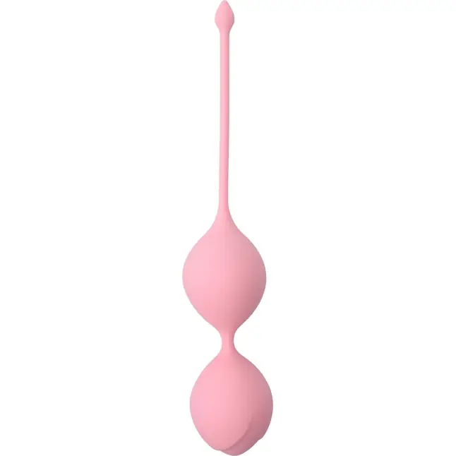 Розовые вагинальные шарики SEE YOU IN BLOOM DUO BALLS 36MM - See You