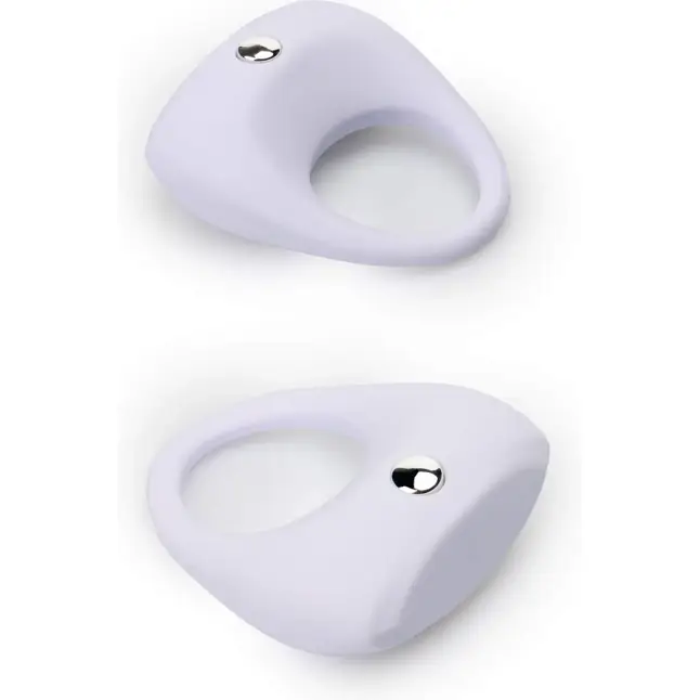Белое эрекционное кольцо LIT-UP SILICONE STIMU RING 7 - Lit-Up