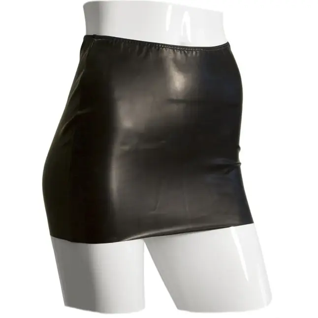 Мини-юбка с окошком сзади Datex Mini Skirt with Cut-out Rear - Guilty Pleasure. Фотография 3.