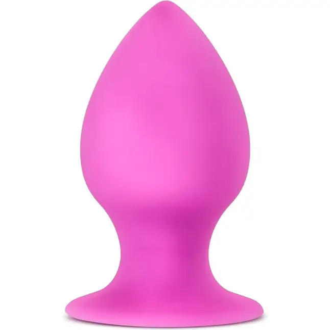 Розовая анальная пробка Luxe Rump Rimmer Small - 7,6 см - Luxe