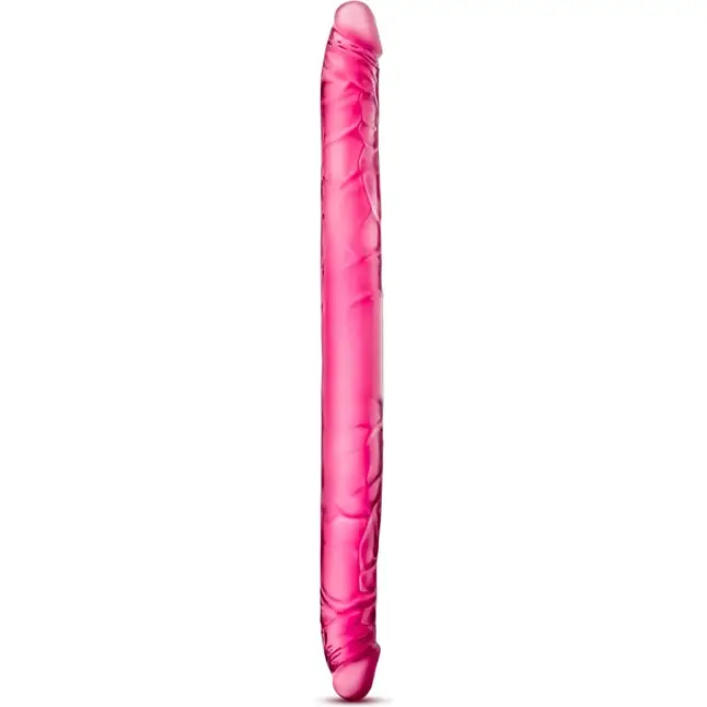 Розовый двусторонний фаллоимитатор B Yours 16 Double Dildo - 40,6 см - B Yours. Фотография 2.