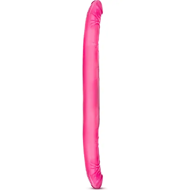 Розовый двусторонний фаллоимитатор B Yours 16 Double Dildo - 40,6 см - B Yours. Фотография 3.