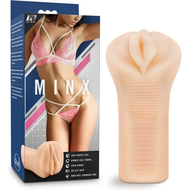 Телесный мастурбатор-вагина M for Men Minx - M for Men. Фотография 3.