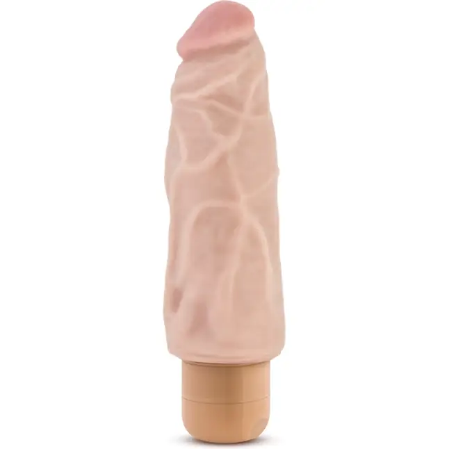 Рельефный вибратор-реалистик Dr. Skin Cock Vibe 9 - 17,8 см - Dr. Skin