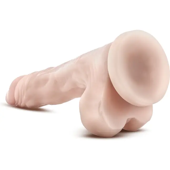 Телесный фаллоимитатор на присоске Dr. Skin Realistic Cock Stud Muffin - 21,6 см - Dr. Skin. Фотография 4.