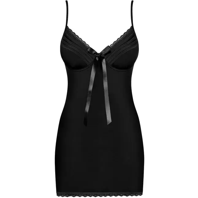 Облегающая сорочка Blackardi с лентой на лифе - Sexy. Фотография 8.