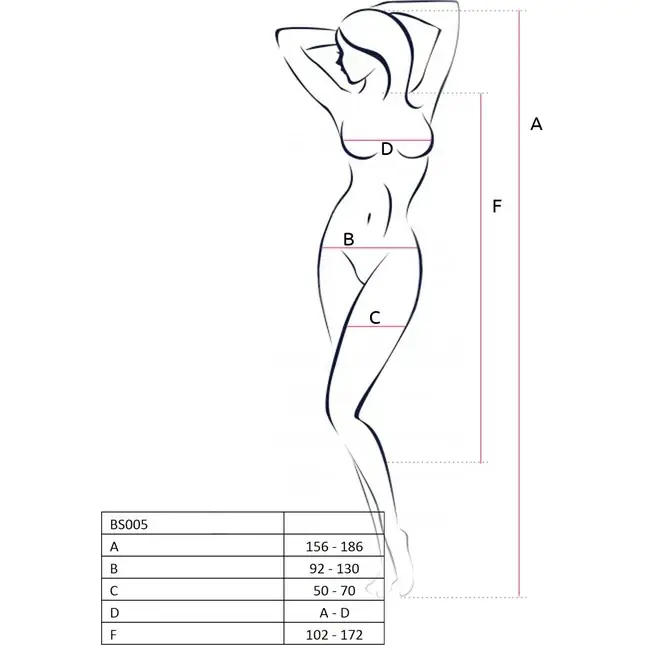 Комбинезон-паутинка с открытыми руками - Erotic Line. Фотография 3.