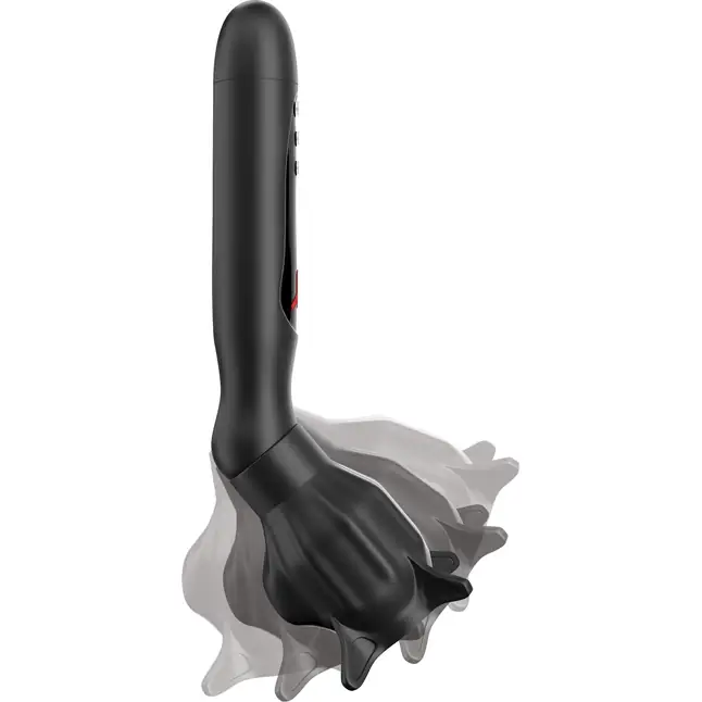 Чёрный вибростимулятор для головки члена с эффектом всасывания Vibrating Roto-Sucker - PDX Elite. Фотография 4.