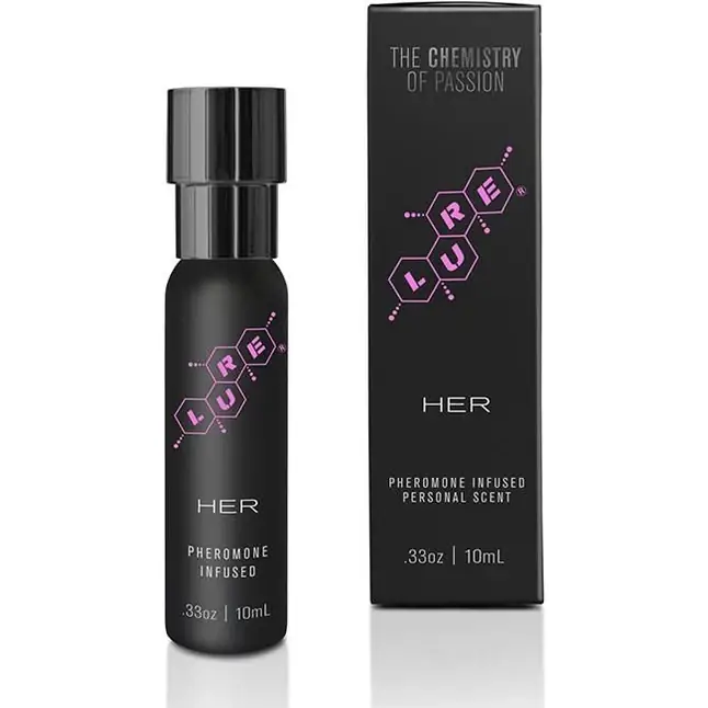 Женский спрей для тела с феромонами Lure Black Label For Her Pheromone Personal Scent - 10 мл - Lure