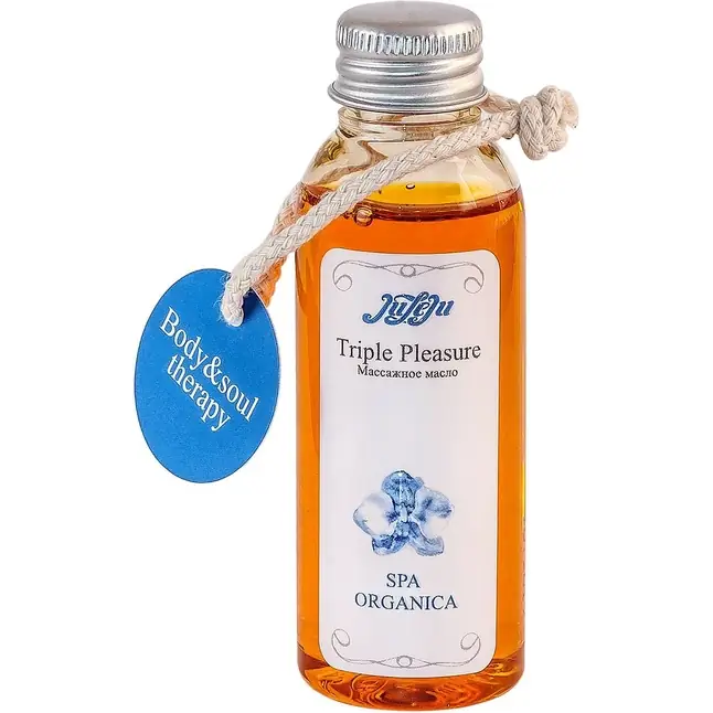 Массажное масло Triple Pleasure Spa Organica - 50 гр