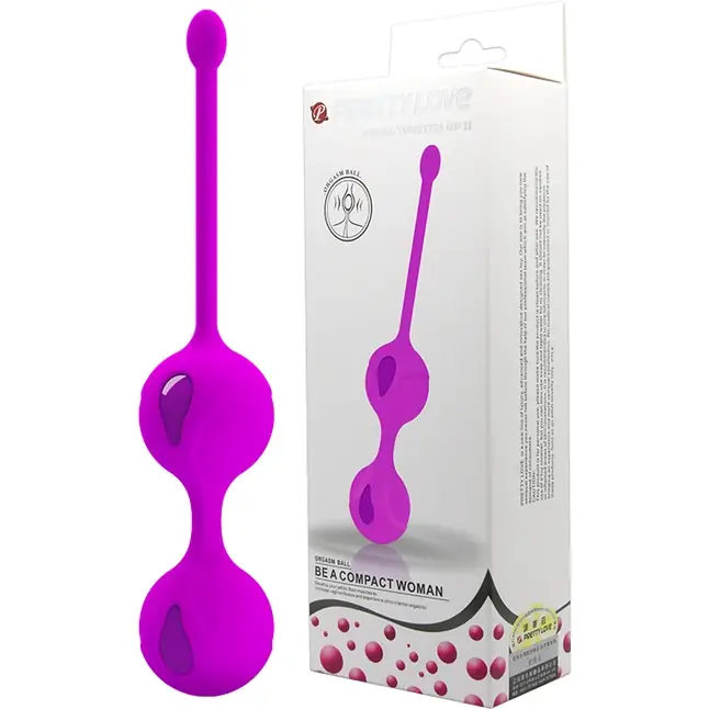 Вагинальные шарики Kegel Tighten Up II - Pretty Love. Фотография 9.