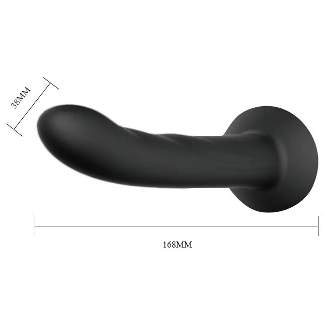 Страпон на эластичных ремнях Ultra Harness Karin Dildo - 16,8 см. Фотография 5.