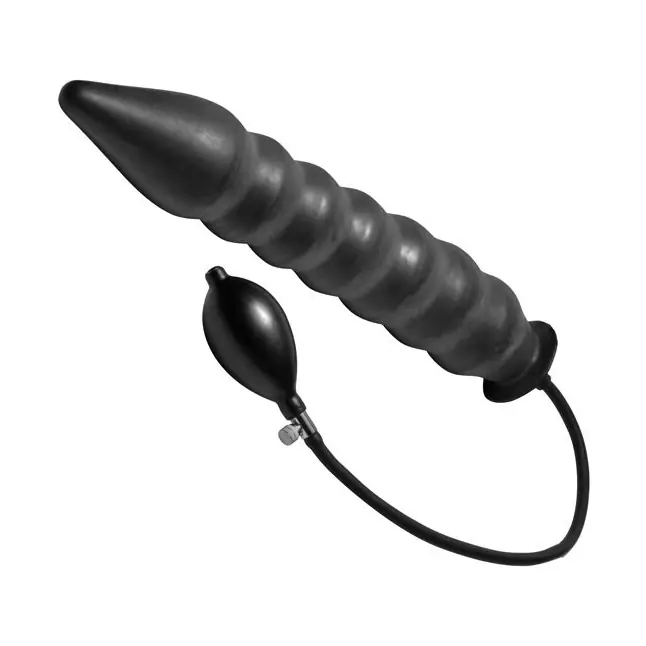 Анальный плаг-расширитель Accordion Inflatable XL Anal Plug - 25 см - Master Series. Фотография 3.