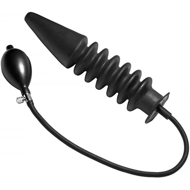 Анальный плаг-расширитель Accordion Inflatable XL Anal Plug - 25 см - Master Series