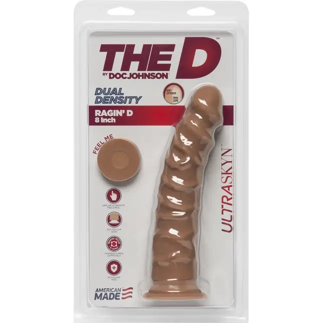 Фаллоимитатор-мулат на присоске The D Ragin’ D 8 - 20,3 см - The D. Фотография 3.