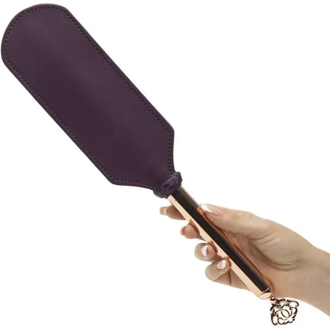 Фиолетовый пэддл Cherished Collection Leather and Suede Paddle - 41 см - Fifty Shades Freed. Фотография 6.