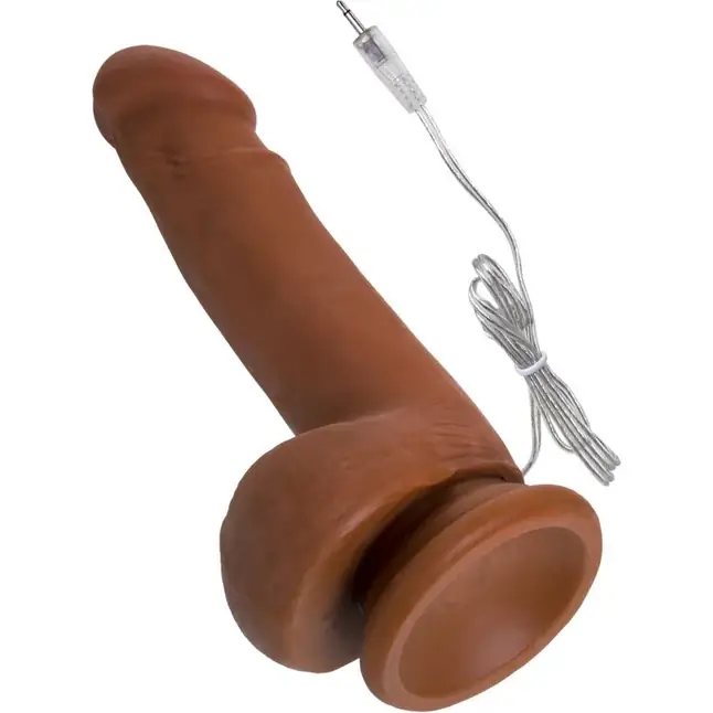Вибратор-реалистик мулат TOYFA RealStick Elite Mulatto - 19 см - RealStick Elite Mulatto. Фотография 7.