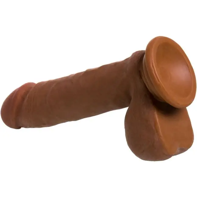 Вибратор-реалистик мулат TOYFA RealStick Elite Mulatto - 21 см - RealStick Elite Mulatto. Фотография 6.