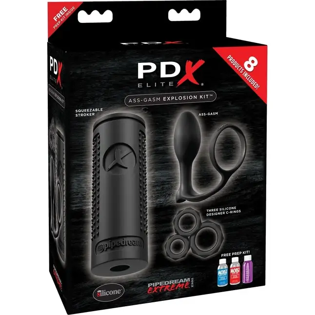 Подарочный набор для мужчин Ass-Gasm Explosion Kit - PDX Elite. Фотография 4.