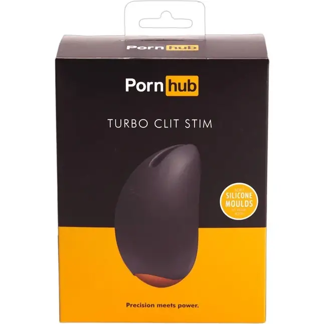 Чёрный клиторальный вибростимулятор Turbo Clit Stim. Фотография 5.
