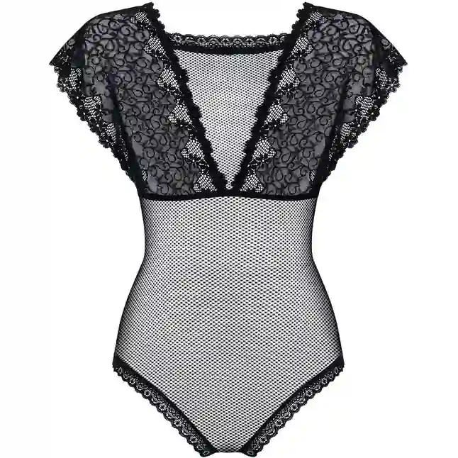 Сексапильное боди из сетки и нежных кружев - Sexy. Фотография 4.