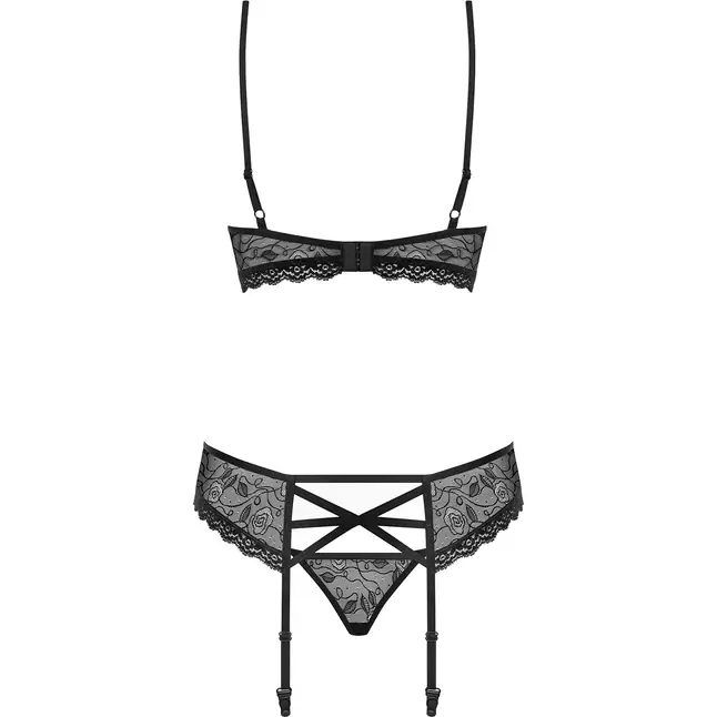 Соблазнительный комплект с цветочным узором - Sexy. Фотография 4.