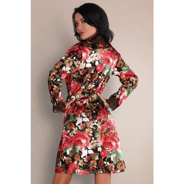 Яркий пеньюар Hatie с цветочным рисунком - Secret Garden Collection. Фотография 2.