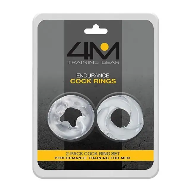 Набор из 2 эрекционных колец Endurance Cock Rings - 4M collection
