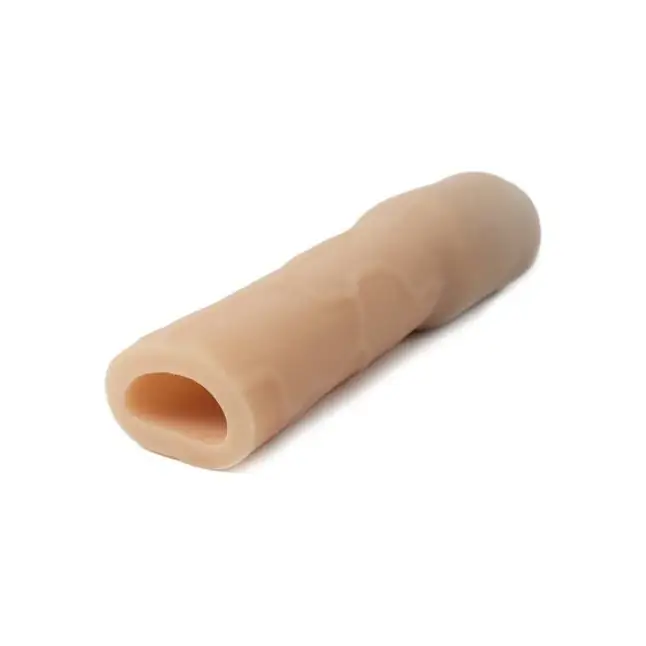 Телесная насадка на пенис CyberSkin 3 inch Xtra Uncut Transformer Penis Extension - 19,6 см - CyberSkin. Фотография 2.
