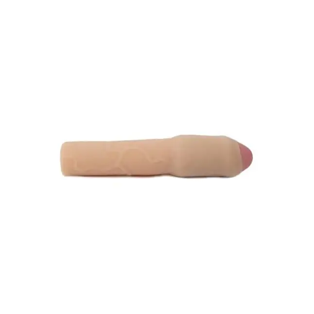 Телесная насадка на пенис CyberSkin 3 inch Xtra Uncut Transformer Penis Extension - 19,6 см - CyberSkin. Фотография 3.