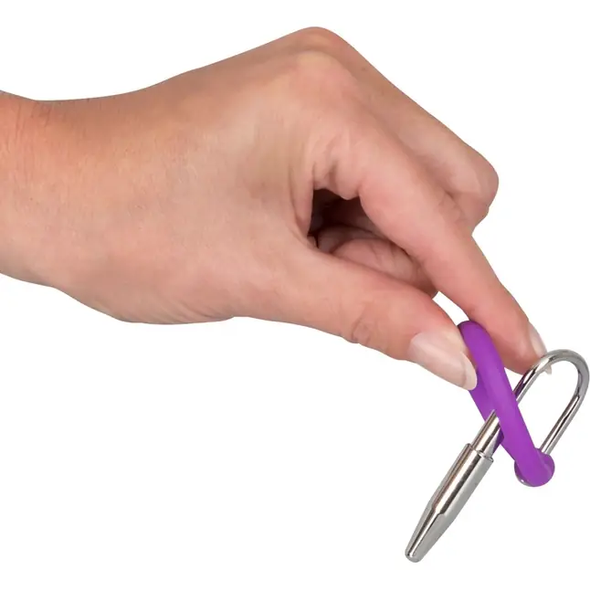 Уретральный плаг с силиконовым кольцом под головку Penis Plug - You2Toys. Фотография 5.