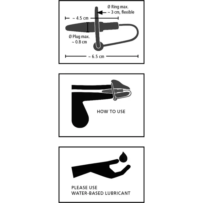Уретральный плаг с силиконовым кольцом под головку Penis Plug - You2Toys. Фотография 7.