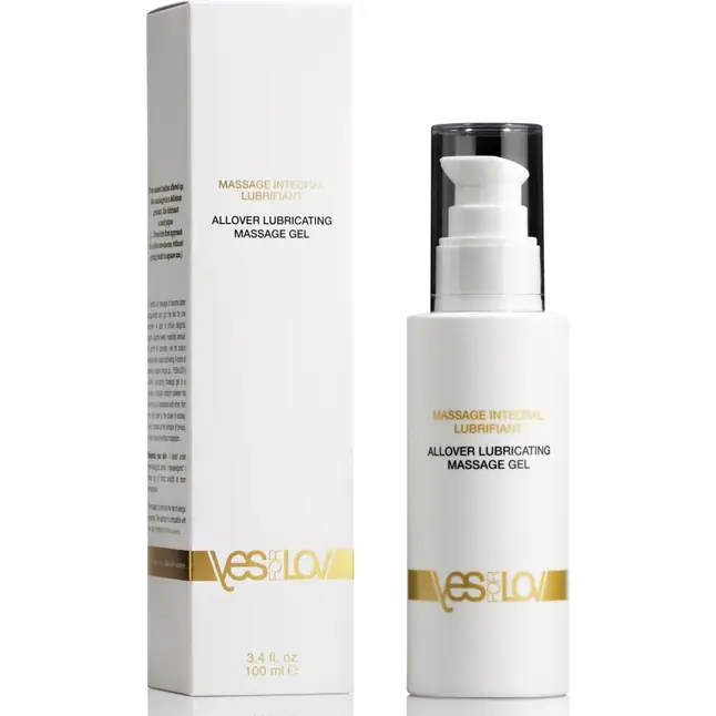 Массажный гель-смазка на силиконовой основе Allover Lubricating Massage Gel - 100 мл